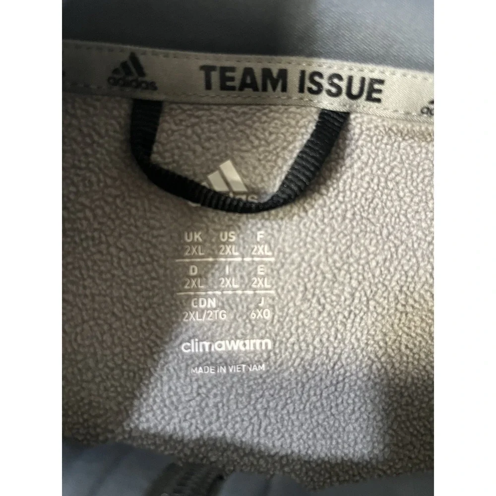 Adidas Mens Size 2XL 1/4 Zip Long Sleeve‎ Climawarm Sweatshirt